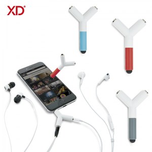 Adaptador De Sonido Doble Con Stylus Tree TE-131